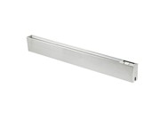 Top door rail to suit bottom hydraulic rail in satin silver anodized